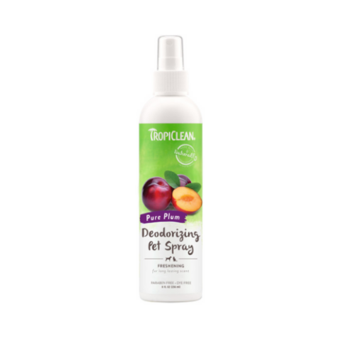 TropiClean Pure Plum Deodorizing Spray for Pets, 8oz 1